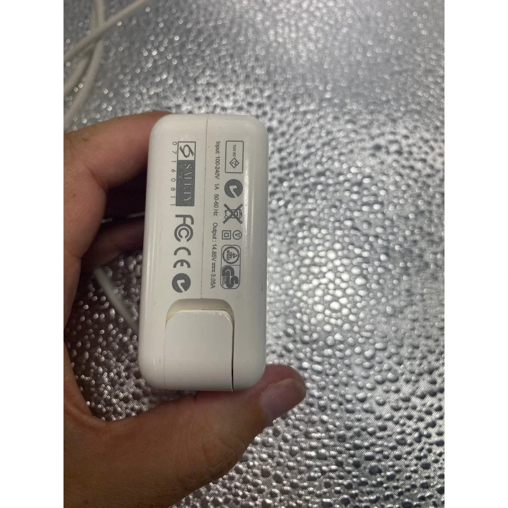 45W Replacement AC Adapter Laptop Model A1436 14.85V 3.05A Power Supply White‎